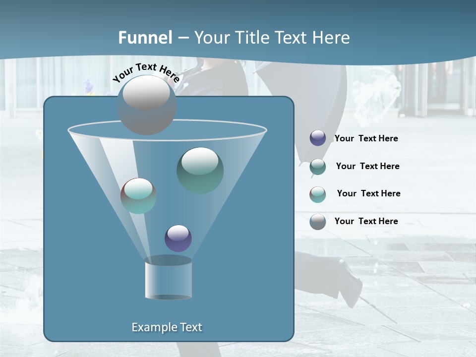 Beauty Happy Caucasian PowerPoint Template