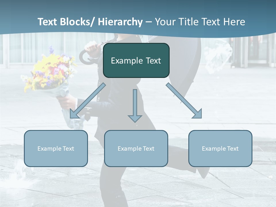 Beauty Happy Caucasian PowerPoint Template