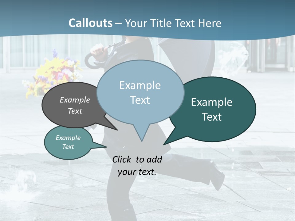 Beauty Happy Caucasian PowerPoint Template