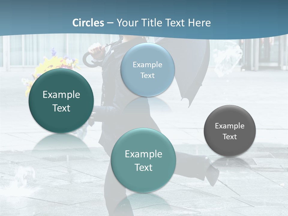 Beauty Happy Caucasian PowerPoint Template