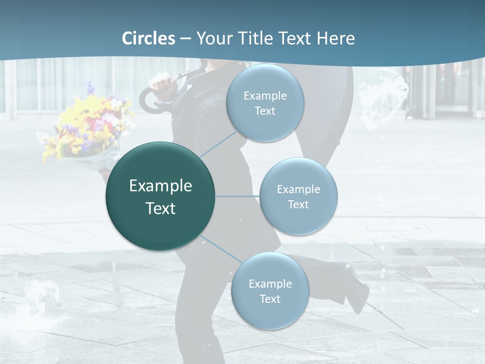 Beauty Happy Caucasian PowerPoint Template