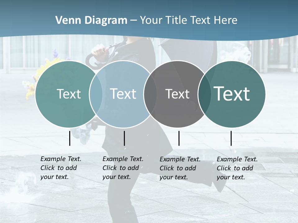 Beauty Happy Caucasian PowerPoint Template