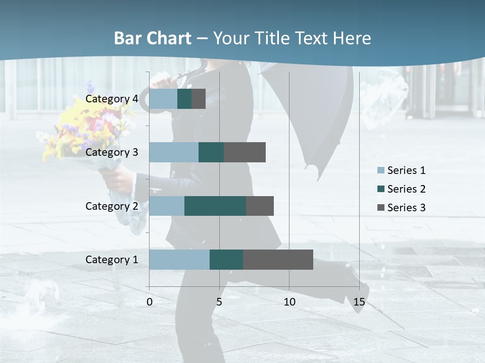 Beauty Happy Caucasian PowerPoint Template