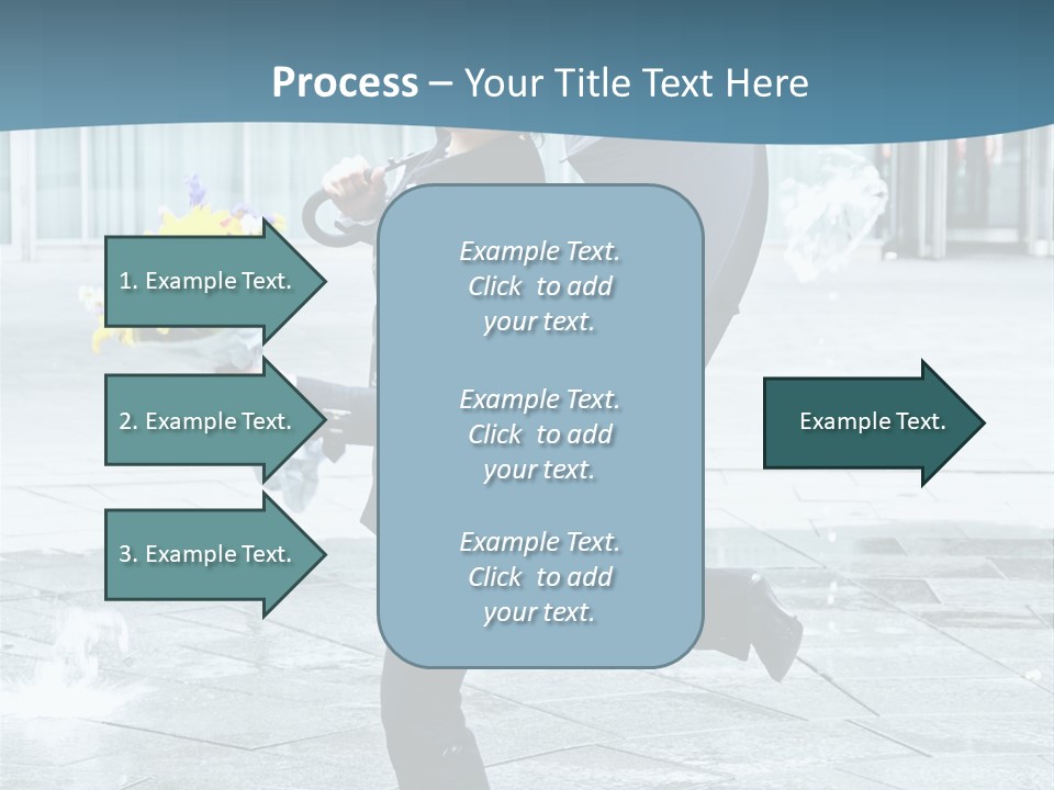 Beauty Happy Caucasian PowerPoint Template