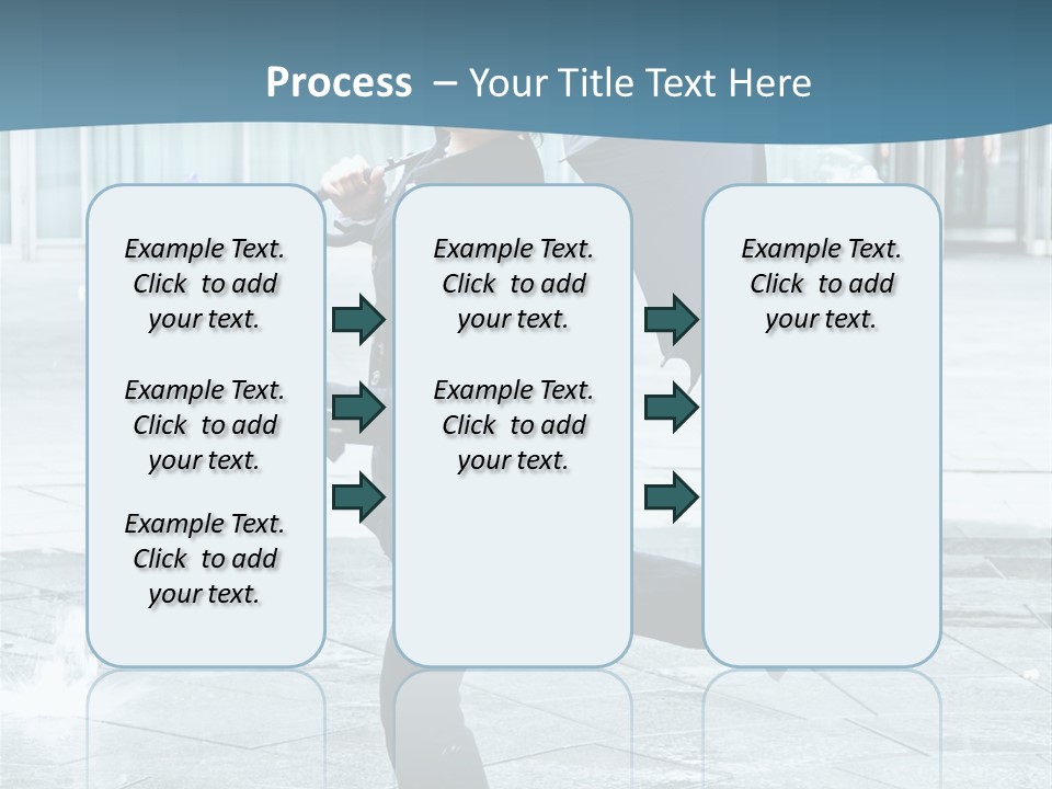 Beauty Happy Caucasian PowerPoint Template