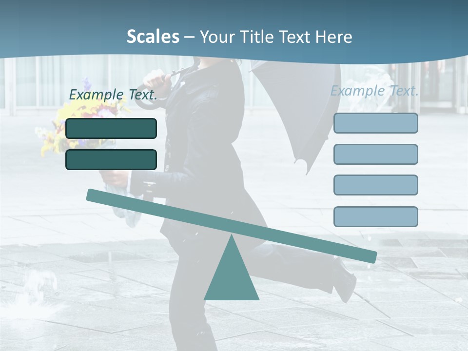 Beauty Happy Caucasian PowerPoint Template