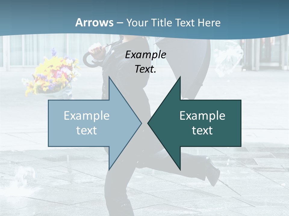 Beauty Happy Caucasian PowerPoint Template