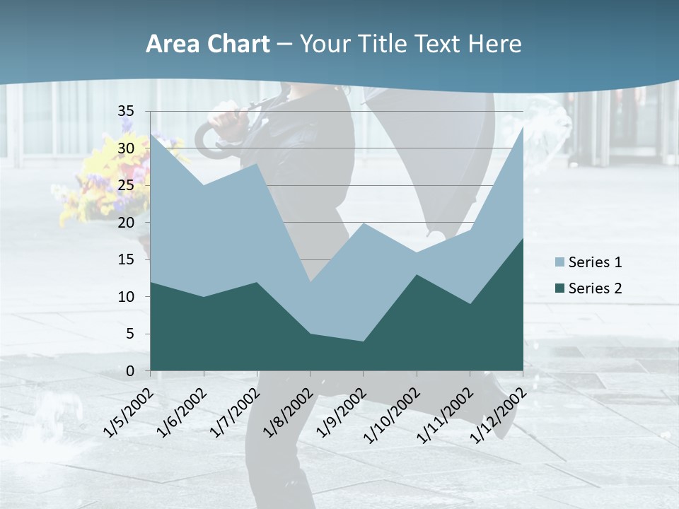 Beauty Happy Caucasian PowerPoint Template