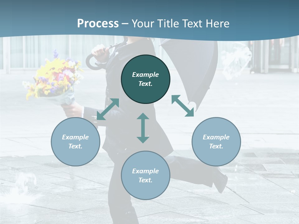 Beauty Happy Caucasian PowerPoint Template