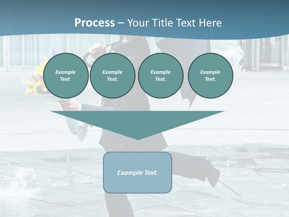 Beauty Happy Caucasian PowerPoint Template