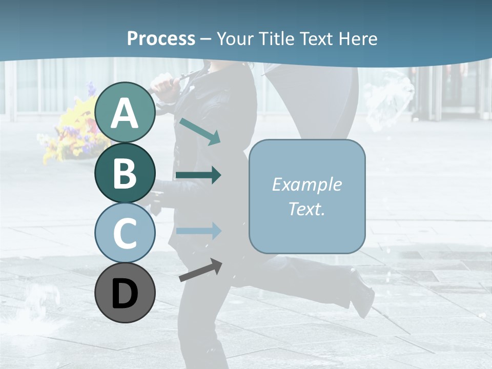 Beauty Happy Caucasian PowerPoint Template