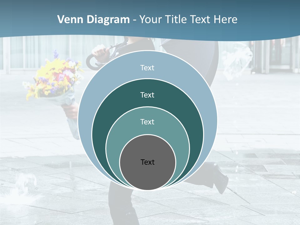 Beauty Happy Caucasian PowerPoint Template