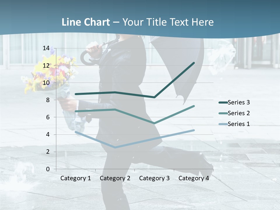 Beauty Happy Caucasian PowerPoint Template