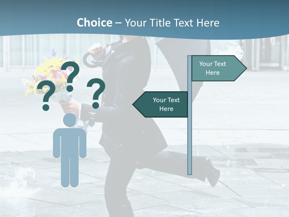 Beauty Happy Caucasian PowerPoint Template