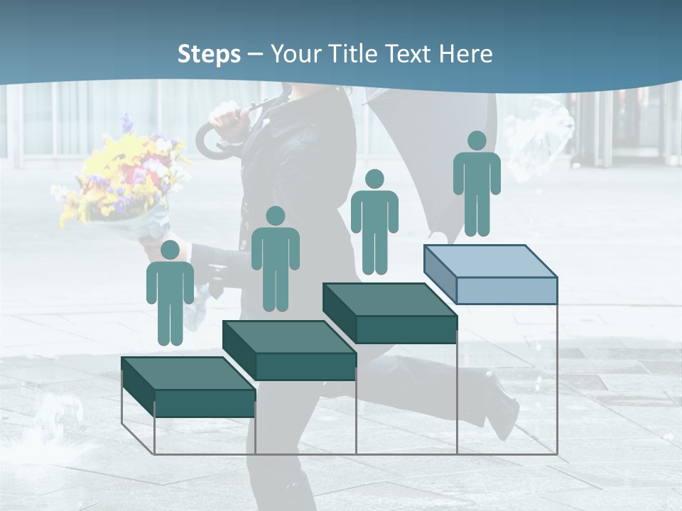 Beauty Happy Caucasian PowerPoint Template