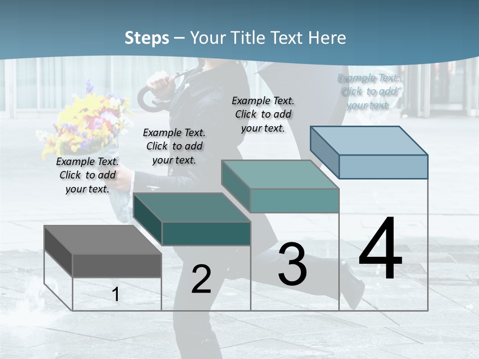 Beauty Happy Caucasian PowerPoint Template