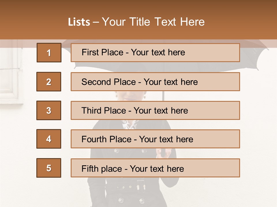 Female Background Life PowerPoint Template