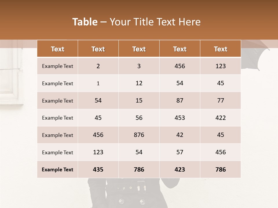 Female Background Life PowerPoint Template