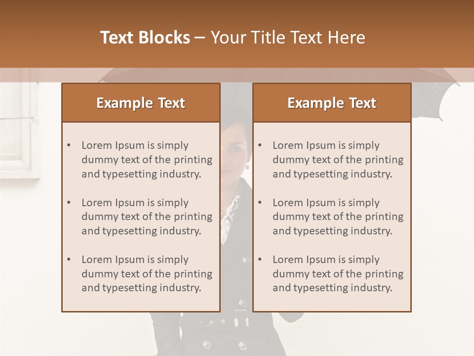 Female Background Life PowerPoint Template
