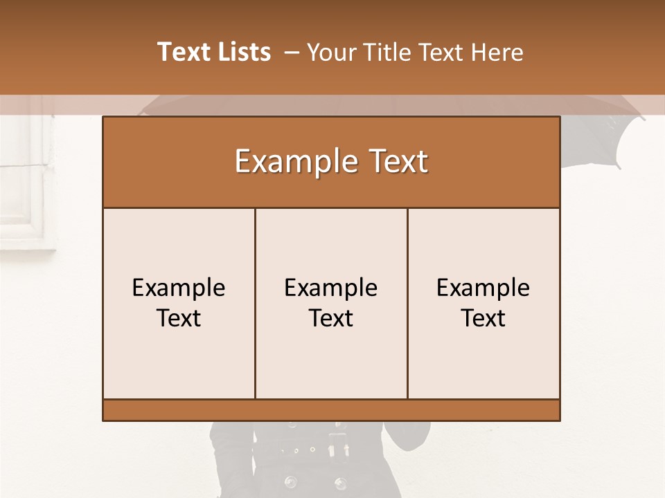 Female Background Life PowerPoint Template