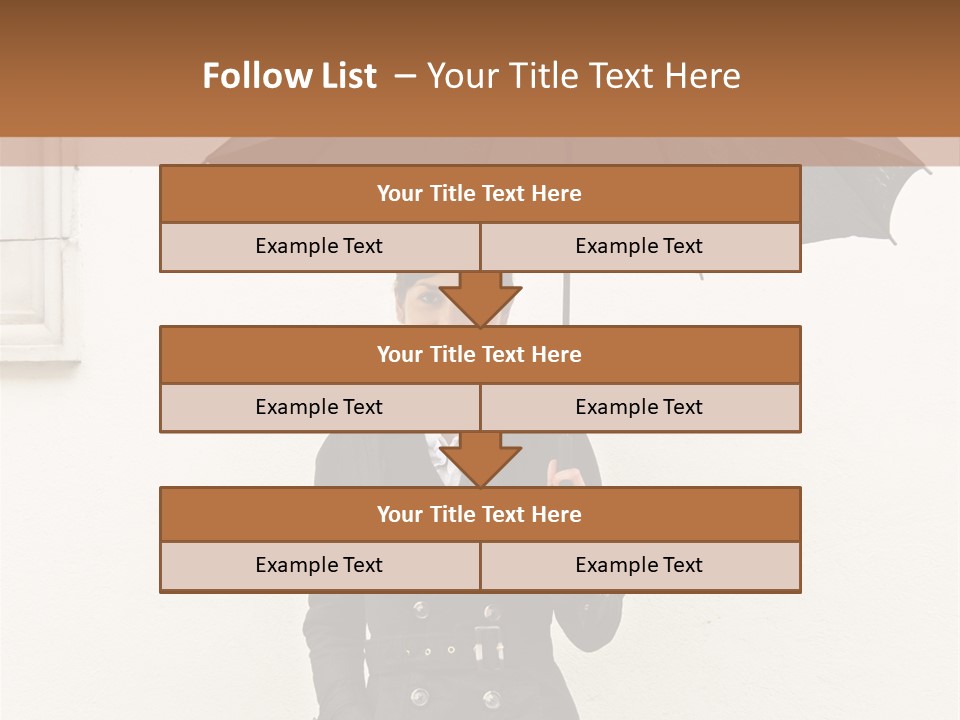 Female Background Life PowerPoint Template