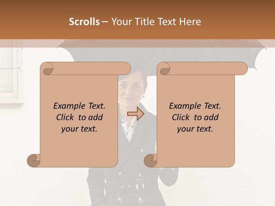 Female Background Life PowerPoint Template
