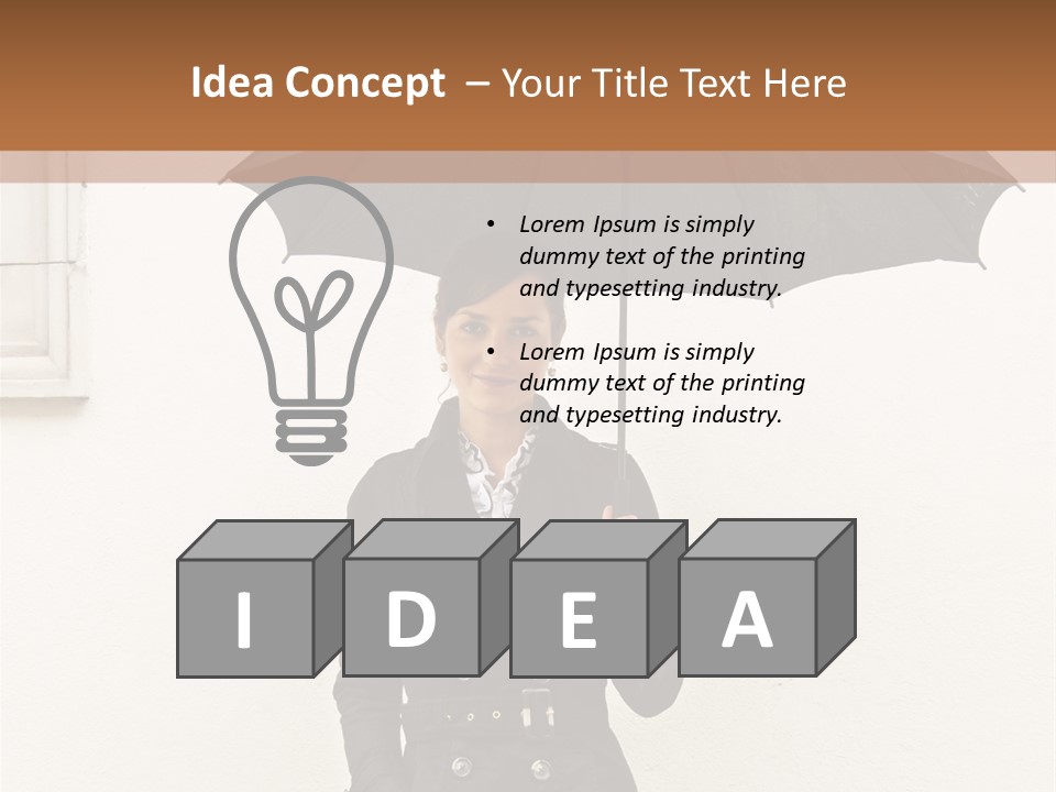 Female Background Life PowerPoint Template