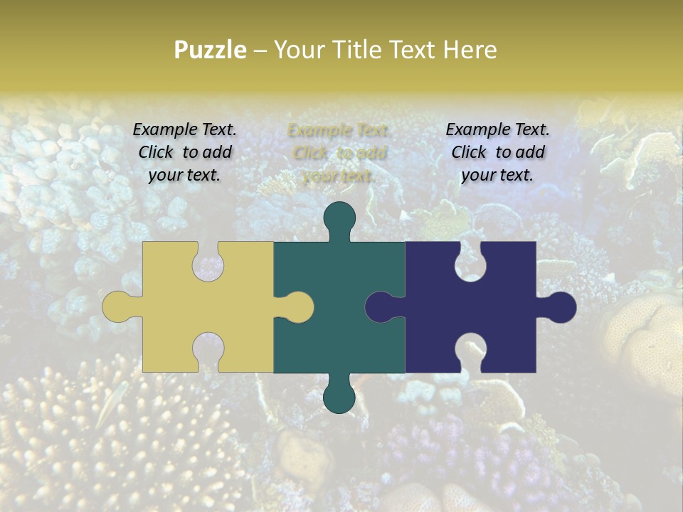 Live Ocean Under PowerPoint Template