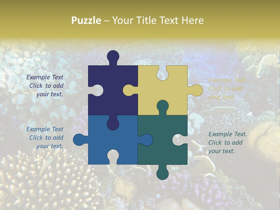 Live Ocean Under PowerPoint Template