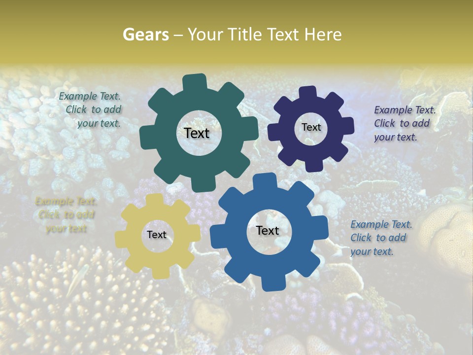 Live Ocean Under PowerPoint Template