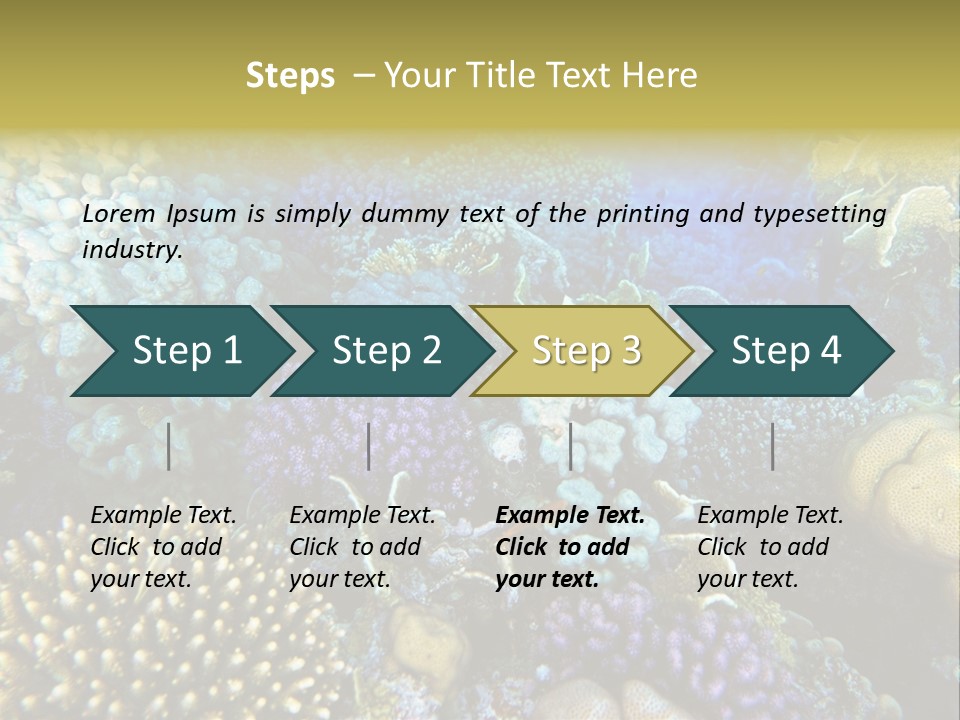 Live Ocean Under PowerPoint Template
