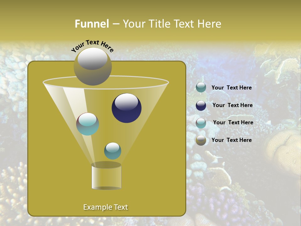 Live Ocean Under PowerPoint Template