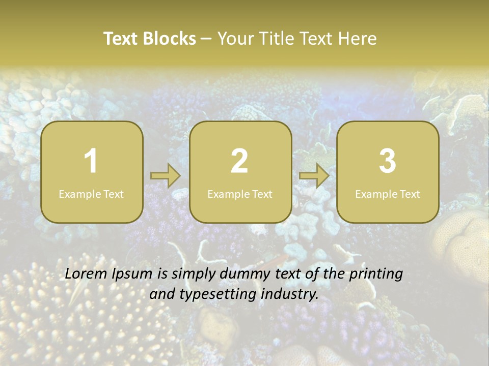 Live Ocean Under PowerPoint Template