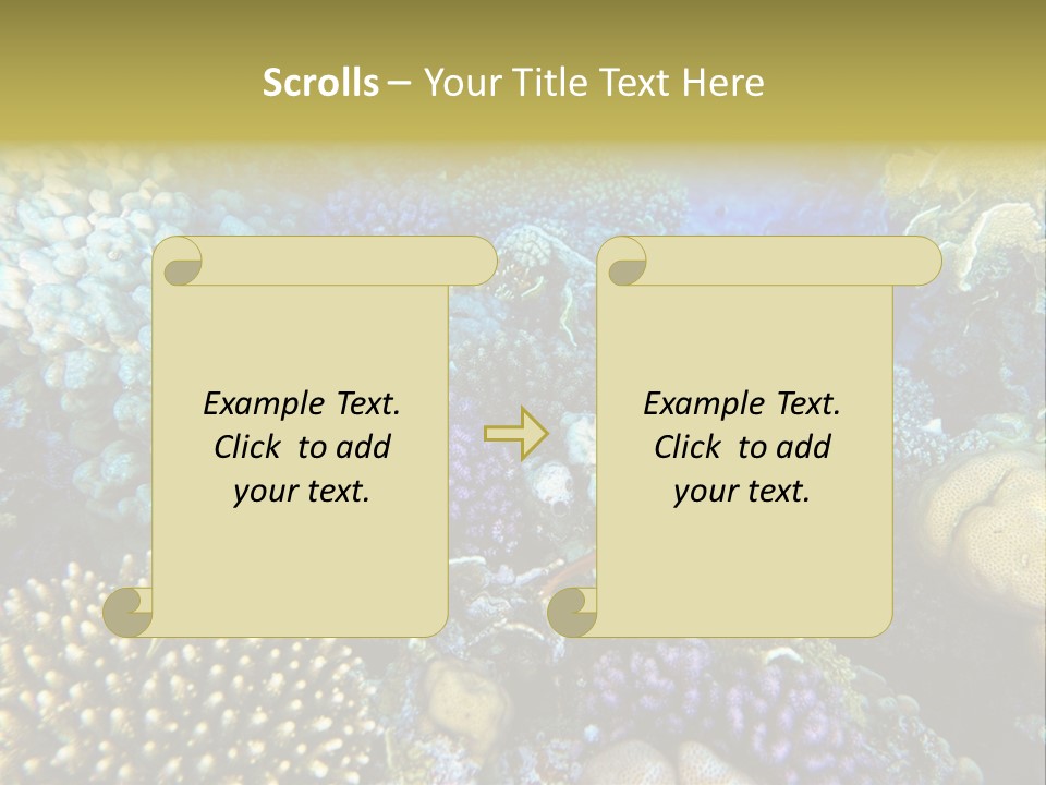 Live Ocean Under PowerPoint Template