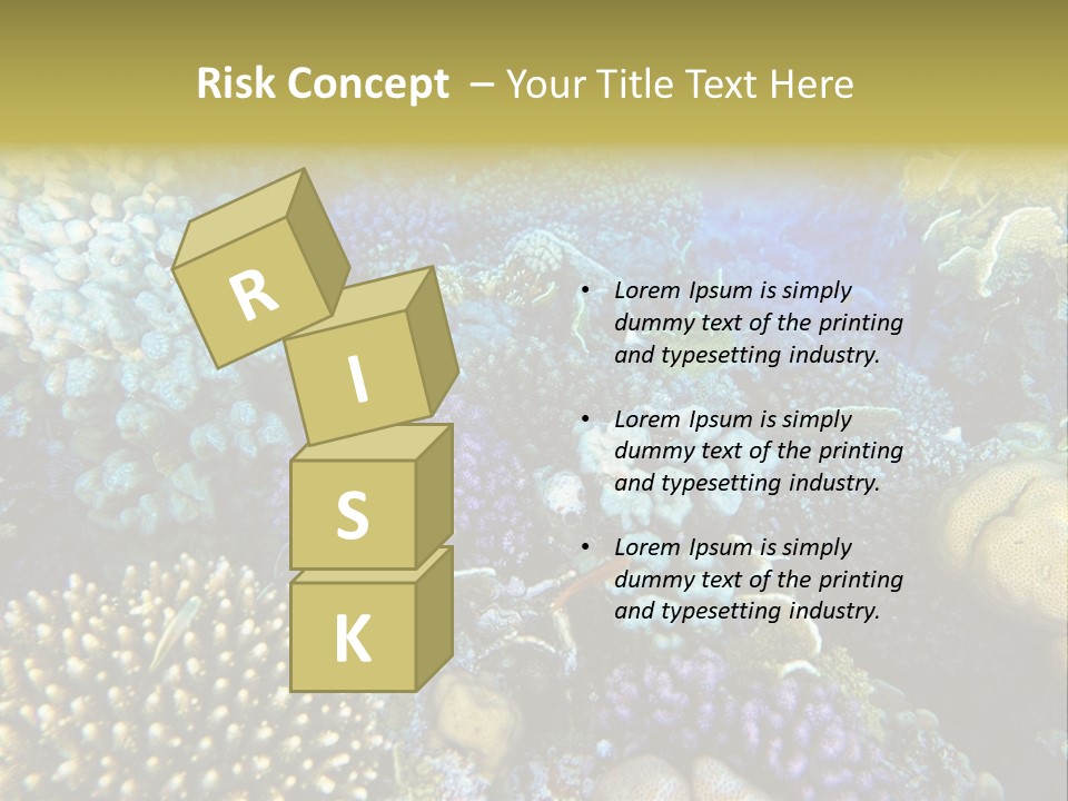 Live Ocean Under PowerPoint Template