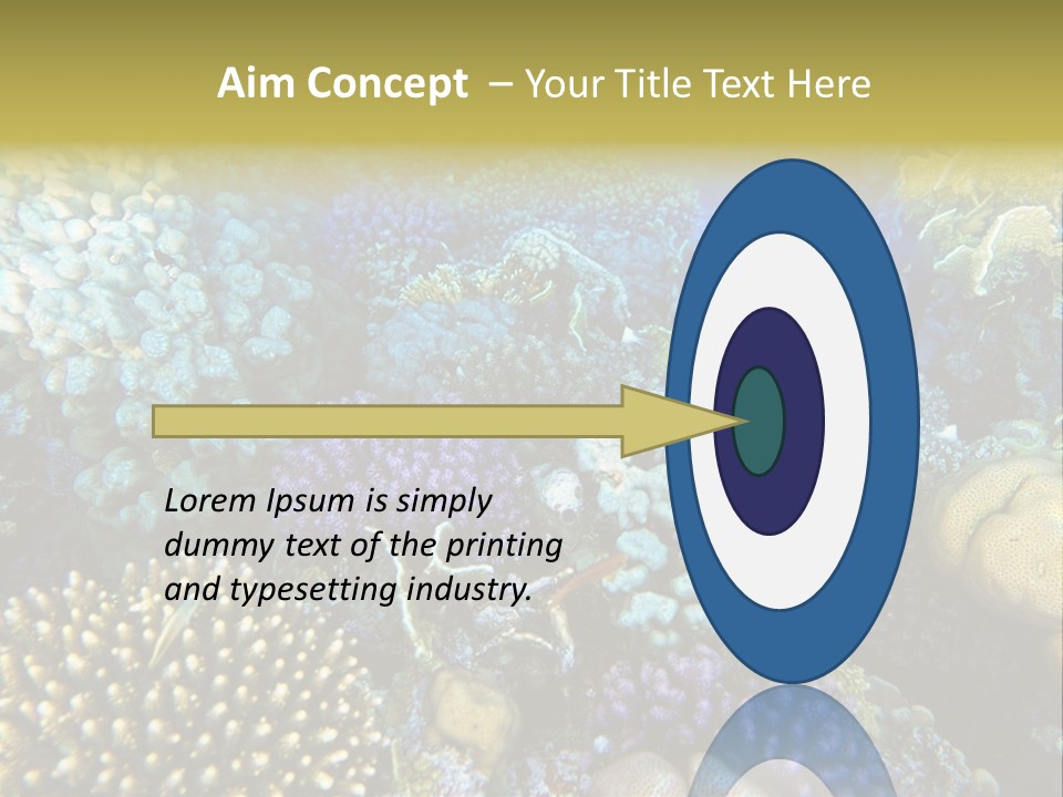 Live Ocean Under PowerPoint Template