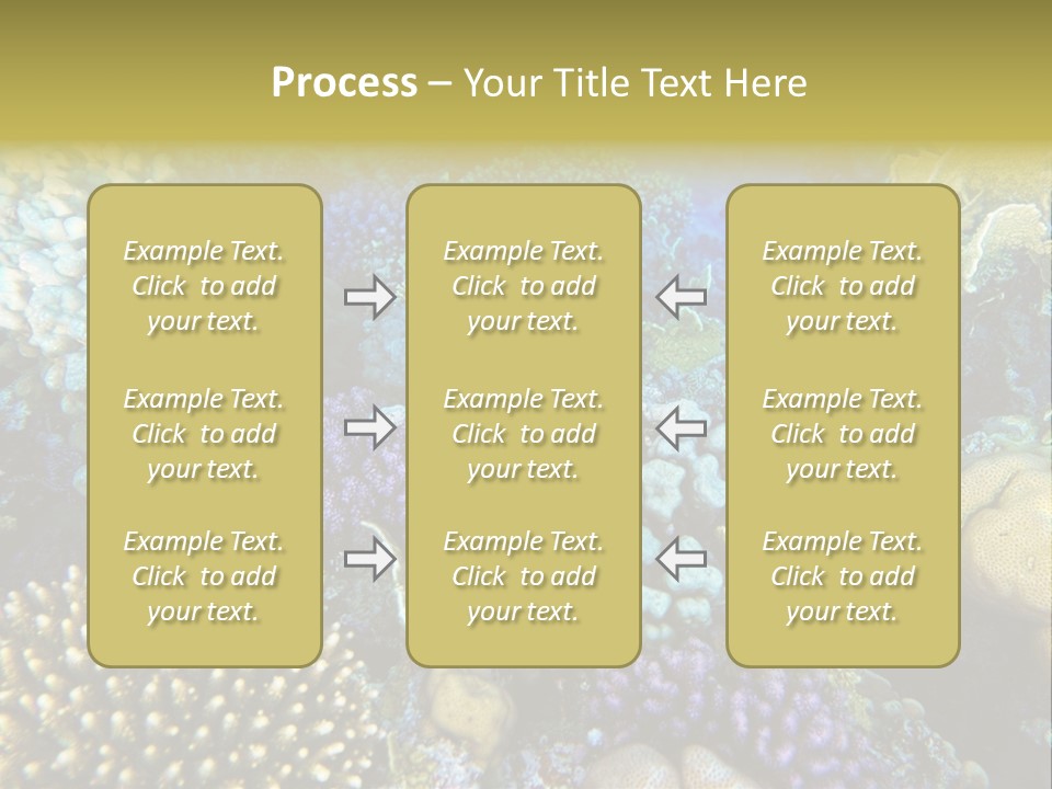 Live Ocean Under PowerPoint Template