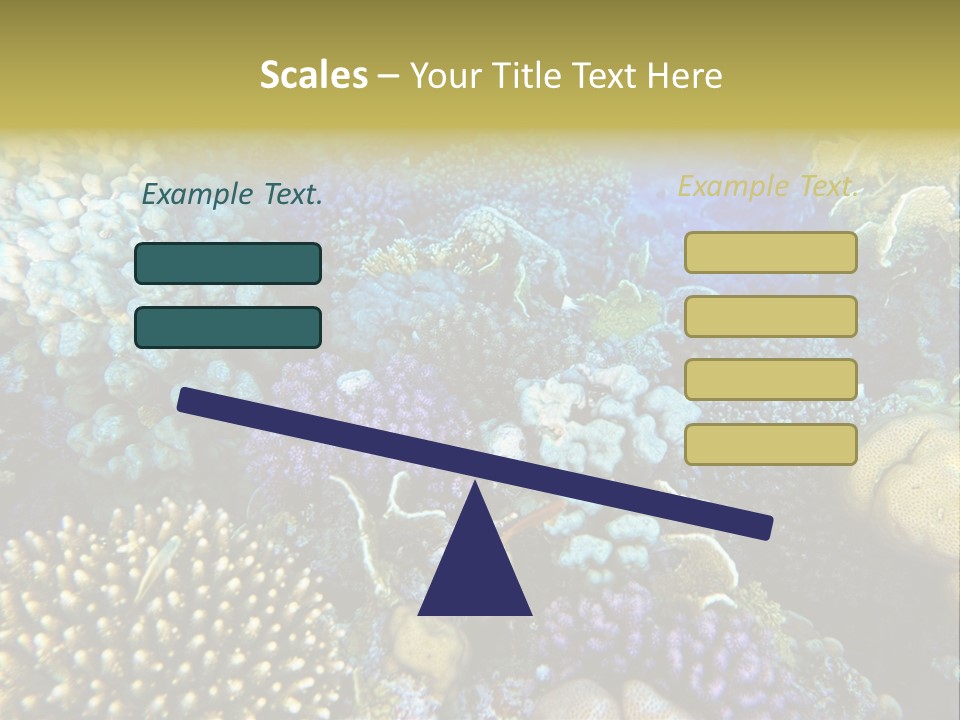 Live Ocean Under PowerPoint Template
