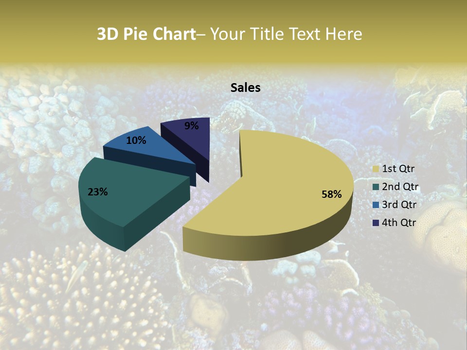 Live Ocean Under PowerPoint Template