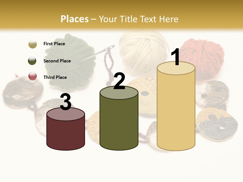 Button Isolated Fashion PowerPoint Template