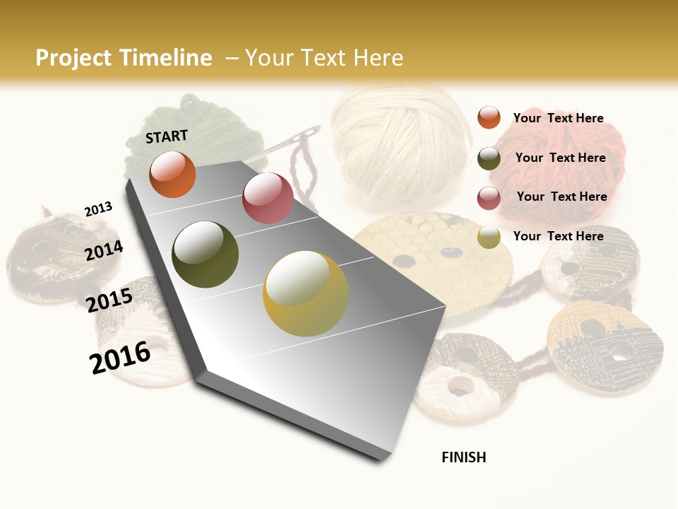 Button Isolated Fashion PowerPoint Template
