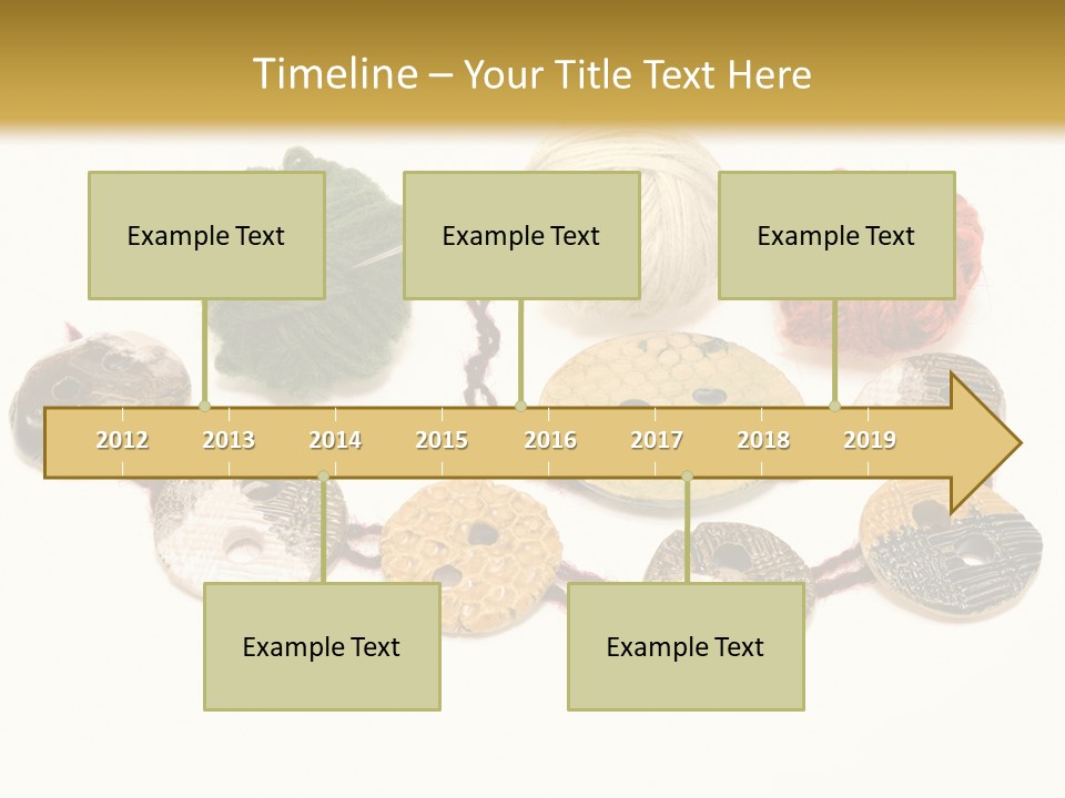 Button Isolated Fashion PowerPoint Template