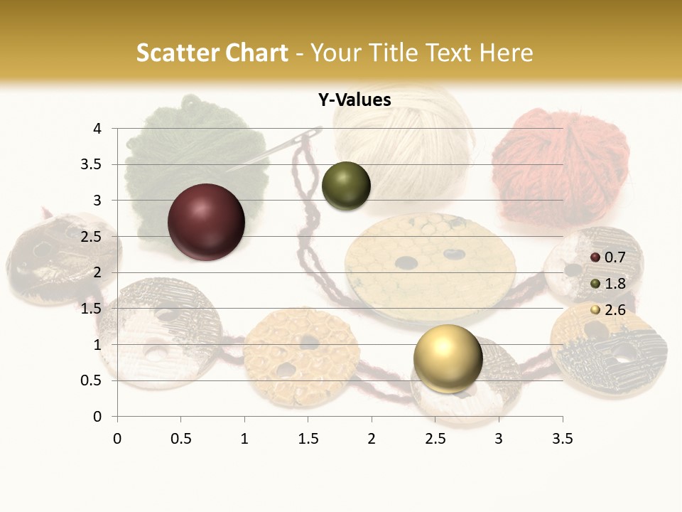 Button Isolated Fashion PowerPoint Template