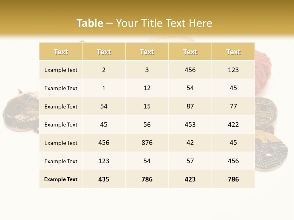 Button Isolated Fashion PowerPoint Template