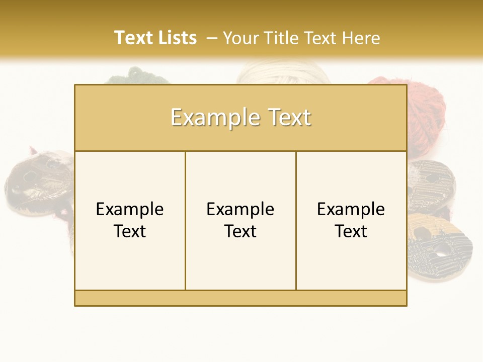 Button Isolated Fashion PowerPoint Template