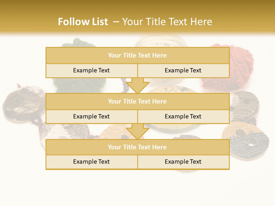 Button Isolated Fashion PowerPoint Template