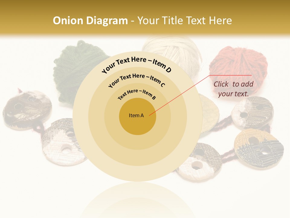 Button Isolated Fashion PowerPoint Template