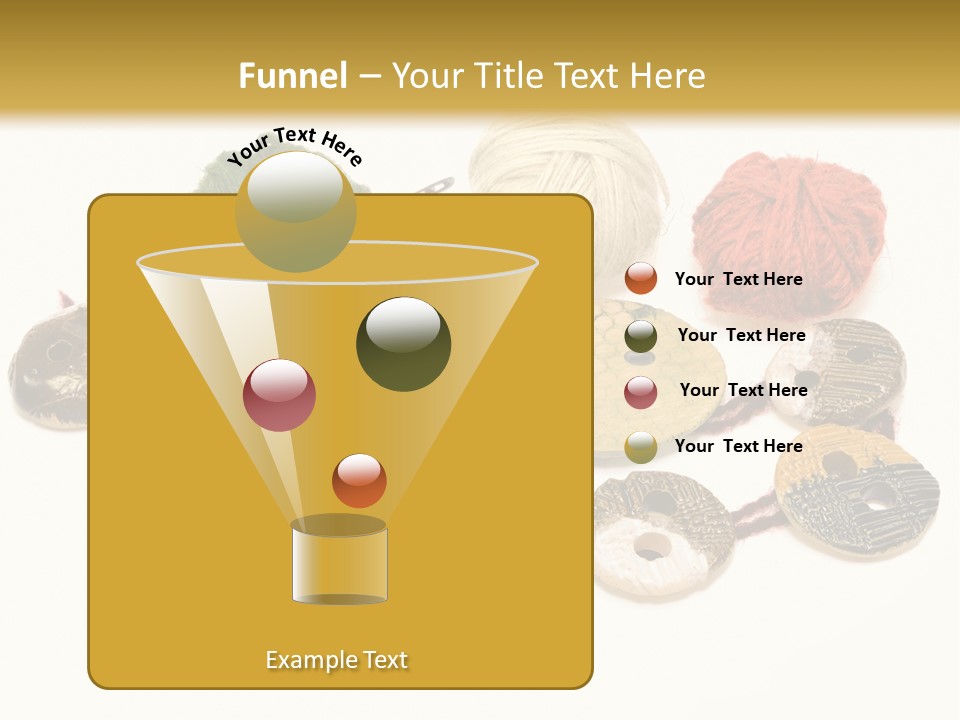 Button Isolated Fashion PowerPoint Template