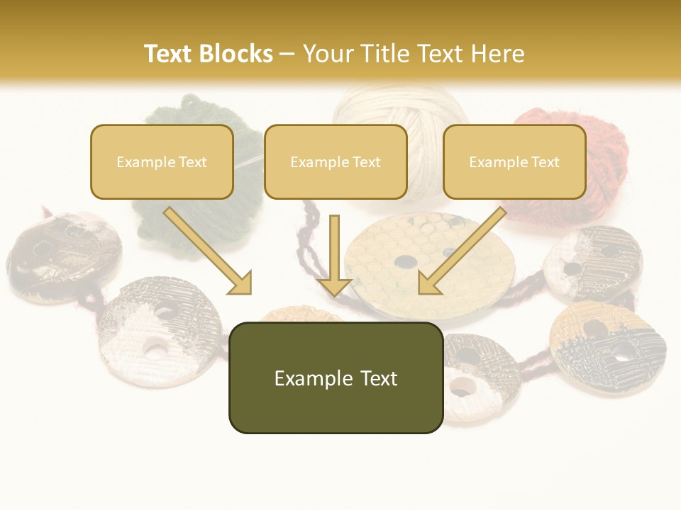 Button Isolated Fashion PowerPoint Template