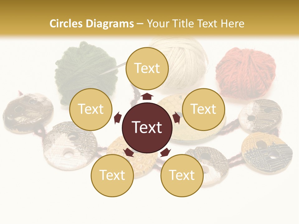 Button Isolated Fashion PowerPoint Template